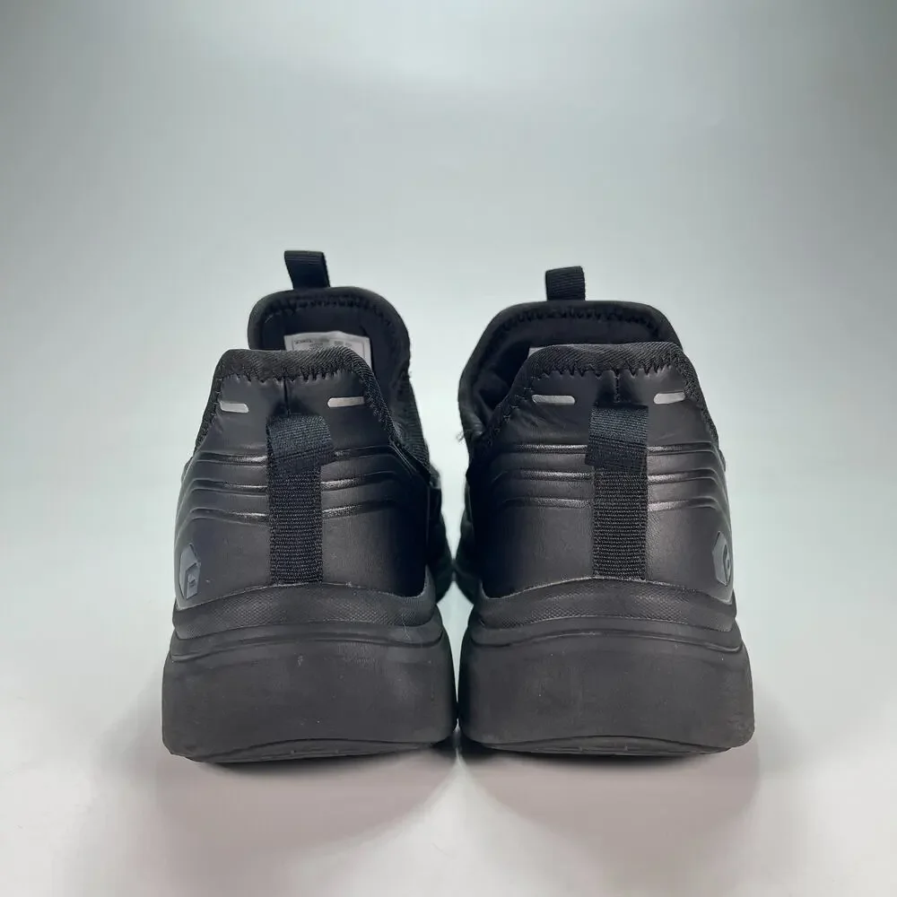 FitVille StepEase V2 Black Comfort Slip On Sneakers Walking Shoes Men's Size 10W